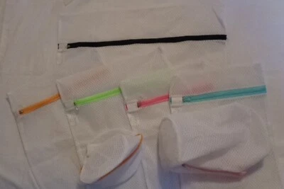 BAGAIL NIP MESH STORAGE BAG SET 7 HONEYCOMB ORGANIZATION LAUNDRY ASSORTED SIZES - Image 1 of 4