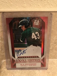 2013 Elite Extra Edition Prospects Autograph Auto DJ Peterson 227/299 - Picture 1 of 2