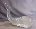 Licio Zanetti Signed Murano Glass Whale Bullicante Bubbles 12" Long