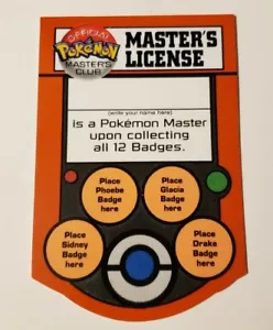 Pokemon Master's License Scholastic Master Club Buch 2004 Nintendo Base Set 1. - Bild 1 von 8
