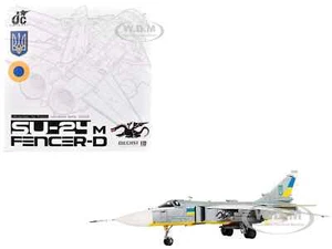 SUKHOI SU-24M FENCER-D AIRCRAFT "UKRAINE WAR" 2023 1/72 JC WINGS JCW-72-SU24-001 - Picture 1 of 5