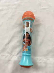 Disney Moana Sing Along Microphone Musical Flashing Lights eKids Karaoke Toy - Picture 1 of 4