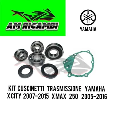 kit cuscinetti  trasmissione yamaha x city 2007-2015 X max 250 2005-2016 - Imagen 1 de 3