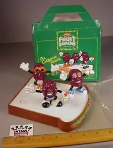1987 Del Monte California Raisins 3 Figures & Sandwich Stage Musical Toy  w/ Box - Picture 1 of 5
