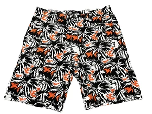 Pantalones Cortos Chinos Informales Electric Palm Trees Jackson Negros/Blancos/Óxido Para Hombre Talla 32" - Imagen 1 de 5