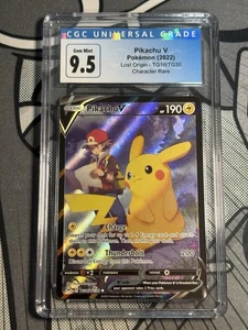 CGC 9.5 GEM MINT (New CGC 10) - Pikachu V TG16/TG30 Swsh11: Lost Origin - Bild 1 von 2