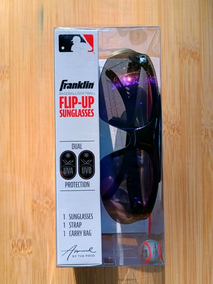 Franklin Deportes Béisbol Softbol Deportes Gafas de Sol Abatibles/Licencia MLB/¡NUEVO! Foto 1 de 4
