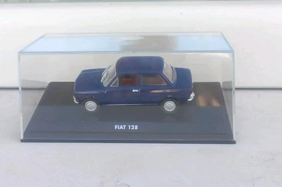 Fiat 128 2 Porte Prima Serie 1969 Die Cast 1/43 Modellino Auto Italiana Hachette - Immagine 1 di 4
