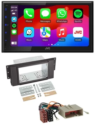 JVC Bluetooth USB MP3 2DIN DAB Autoradio für LandRover Freelander 06 - Bild 1 von 4