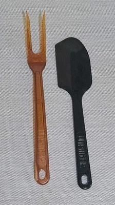Vtg Ultratemp Kitchen Utensils Spatula Scraper Baking Tool 02107 Meat Fork 2103 - Image 1 of 4