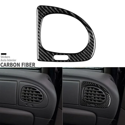 Real Carbon Fiber Co-pilot Air Vent Outlet Cover For Chevrolet Trailblazer 02-09 - Изображение 1 из 4