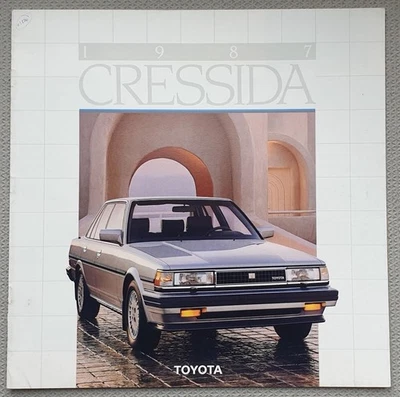 TOYOTA CRESSIDA Range USA LF Car Sales Brochure 1987 #PC7-008 (8/86) 00600-01505 - Image 1 of 3