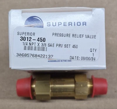 Superior Refrigeration Relief Valve 3012-450 - Image 1 of 3
