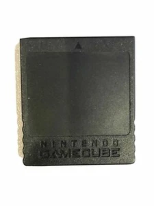 Genuine Nintendo GameCube Memory Card Black - Picture 1 of 2