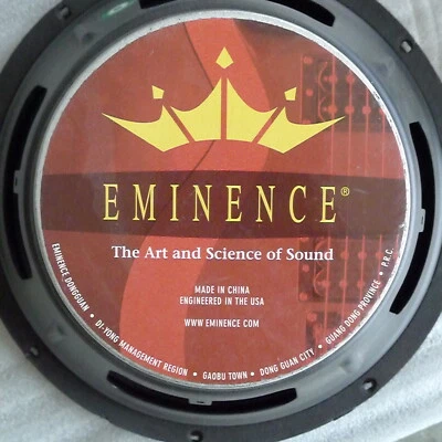 NEW 1pcs Eminence EGTR-SA1712-8 12" Guitar Speaker 8 ohm - Image 1 of 4