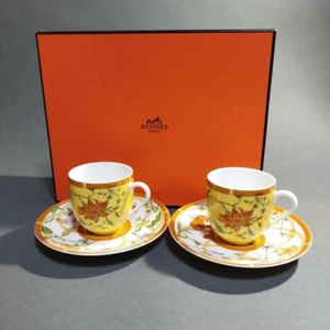 Vajilla de porcelana Hermes Paris La Siesta té/cofre taza y platillo par - Imagen 1 de 14