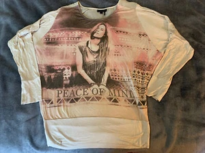 Jeans by Buffalo Ladies Top Size XL Peace of Mind Native Southwest - Picture 1 of 3