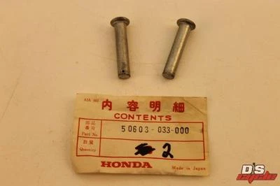 NOS HONDA CB750K CB750A CB750C CB750F CB750 CB 750 FOOTPEG STEP BAR JOINT PINS - Image 1 of 4