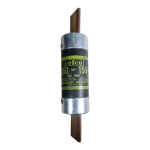 NOS Cefco OT150/250 One Time Knife Blade Fuse 150 A 250 V   - Picture 1 of 4