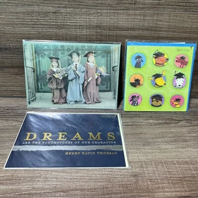 Lot of 3 Papyrus Graduation Cards Sealed New - Image 1 of 4