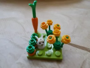 NEU LEGO CITY FRIENDS BABY OSTERHASE IN DEN KAROTTEN & FRÜHLINGSBLUMEN HASE - Bild 1 von 3