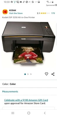 Kodak ESP 3250 All-In-One Inkjet Printer - Image 1 of 4