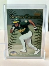 1999 Fleer Ultra Season Crowns #223 Rickey Henderson  Oakland Athletics