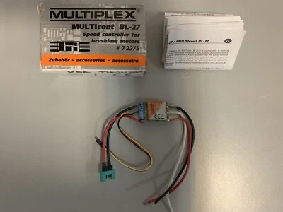 MULTIPLEX REGOLATORE MULTICONT BL-27 7 2275 FOR BRUSHLESS MOTORS - Image 1 of 2