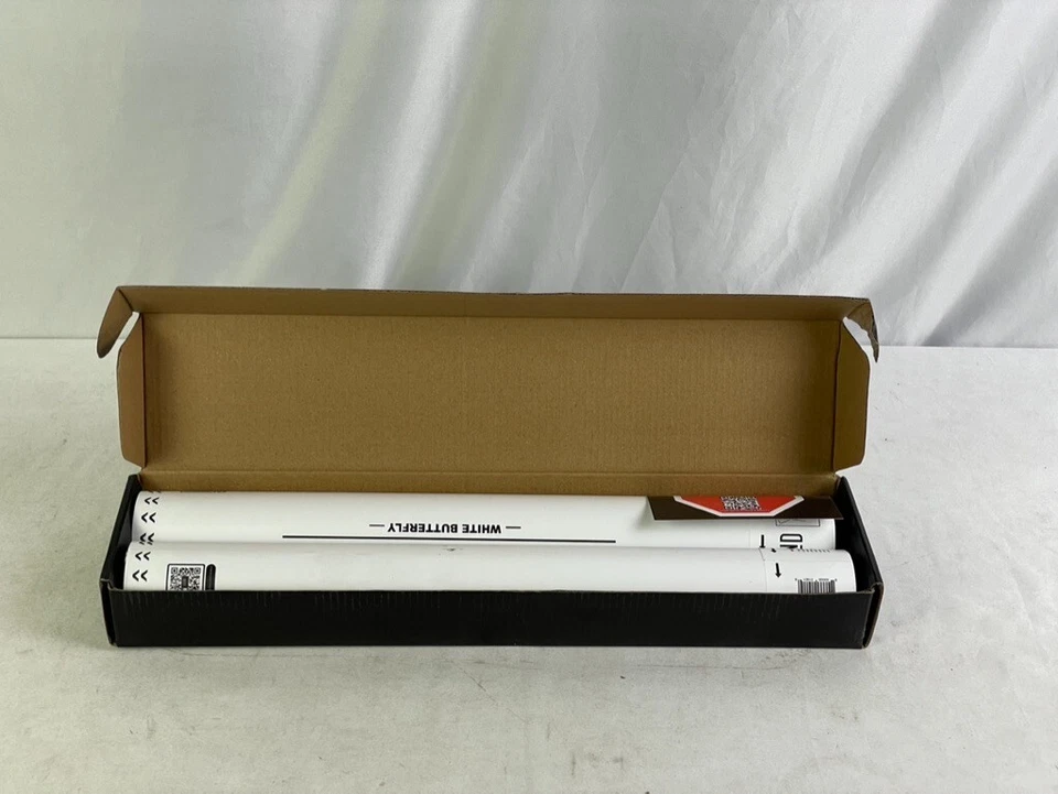 Pacote com 2 canhões de confete borboleta branca Legend & Co - Imagem 1 de 4