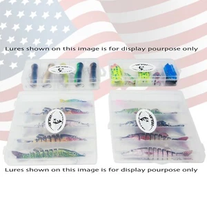 UFISH Fishing Storage Box Fishing Bait Case Lure Organizer 4 PK Jig Tackle Box - Picture 1 of 6