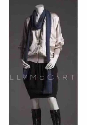 SAIA LÁPIS TULIPA VINTAGE 2004 STELLA MCCARTNEY para H&M 100% seda.      TAMANHO 14 - Imagem 1 de 4