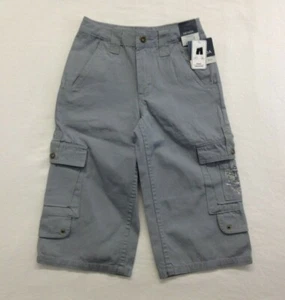 Nevada New Size 8 Boys Light Gray 100% Cotton Skater Board Shorts  - Picture 1 of 5