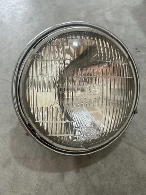 1977 年 YAMAHA XS750 三重灯 (#341) 头灯头灯 无桶房 — 第 1/2 张图片