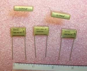 CANTIDAD (25) .068uf 250Vac 125Vdc CONDENSADORES DE PAPEL METALIZADO PME260AB5680K RIFA   - Imagen 1 de 4