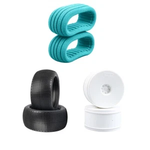TZO T402 1/8 Truggy Green Ultra Soft Pre Glued Set (White) (2pcs) - Picture 1 of 1