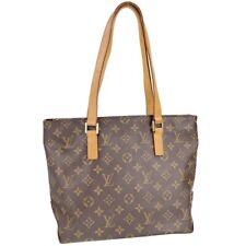 Louis Vuitton Monogram Cabas Piano Leather Fabric Brown Tote bag  610