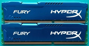 MEMORIE RAM 8 GB (2 x 4 GB) DDR3 1333 MHz KINGSTON HYPERX 1,5 V DIMM SDRAM PC3 - Foto 1 di 14