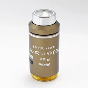 Nikon Objektiv Plan 100XA/1.25 Oil ∞/0.17 WD 0.2 - 100x/1.25 Mikroskop - Bild 1 von 4