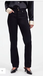 Alexa Chung X Madewell $168 High-Rise Straight Jean Outridge Wash Size 28 NT139 - Picture 1 of 11