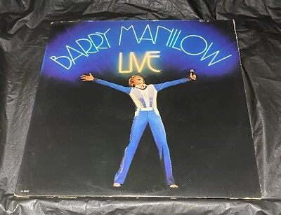 Barry Manilow Live Vinyl 2 LP Arista AL 8500 1st Press Mandy I Write the Songs - Image 1 of 4