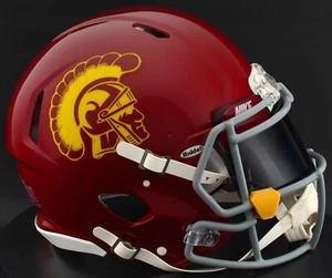 USC TROJANS NCAA Riddell Speed Full Size AUTHENTIC Football Helmet - Picture 1 of 6