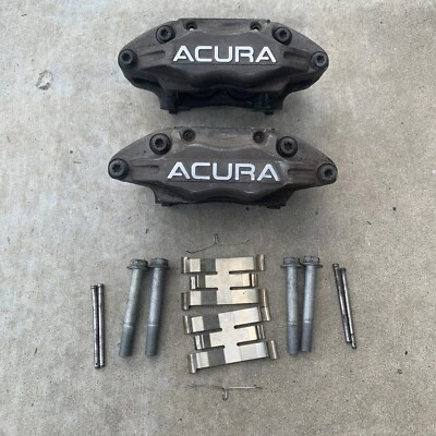 05-12 Acura RL Front 4 Piston Brake Calipers Front Left & Right Pair BBK Upgrade - Image 1 of 4