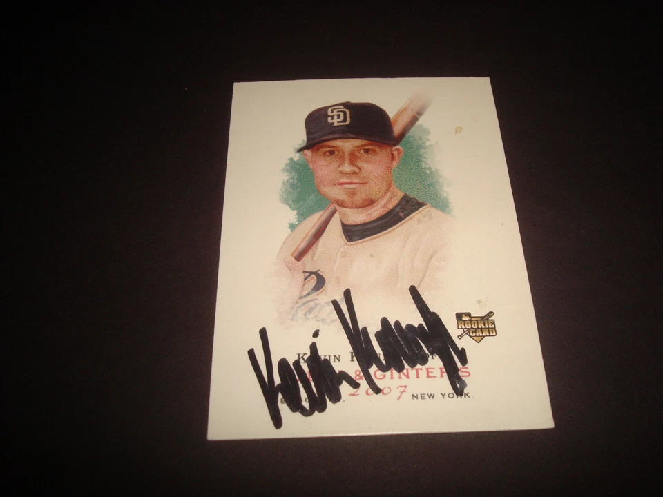 Kevin Kouzmanoff Padres 2007 Allen & Ginter #36 Signed Authentic Autograph 920 - Image 1 of 1