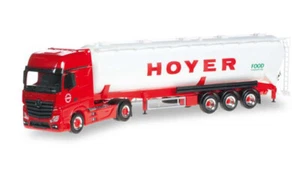 HERPA 905282 – Mercedes Benz Actros Bigspace con semirimorchio silos “Hoyer” - Foto 1 di 1