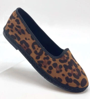 Scarpe basse donna ragazza mod. friulane maculate animalier leopardate ballerine - Immagine 1 di 2