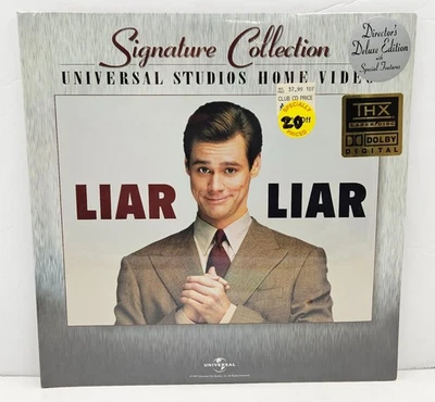 Liar Liar Laserdisc DTS/Stereo/THX Process Dir  Edition New/Factory Sealed Foto 1 de 2