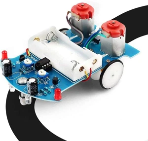 Line Following Robot Car Kit, Anfänger Smart Car Löten Übungsset MINT Ed - Bild 1 von 12