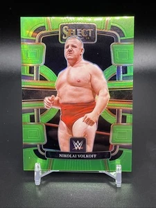 Panini Select WWE 2024 Nikolai Volkoff verde neón Prizm #11/75 - Imagen 1 de 2