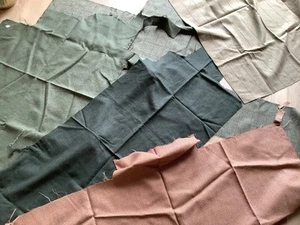 Joblot Bundle Harris Tweed Fabric Crafting, Bag Making, 5 Pieces - Picture 1 of 6