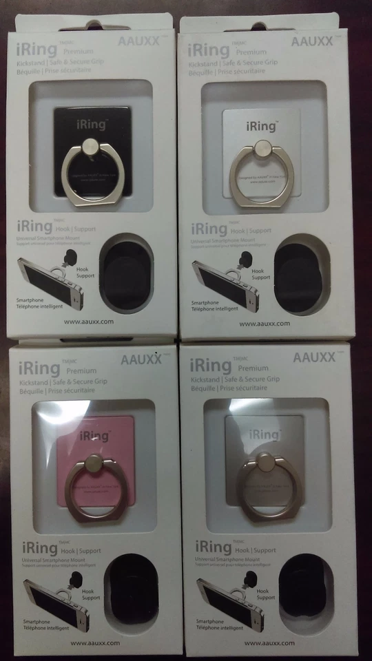 AAUXX iRing-Grip & Stand holder with Mount-Secure Grip for Photos & Selfies- - Image 1 of 2
